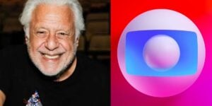 Antônio Fagundes e logo da Globo (Fotos: Reproduções /  Eduardo Martins / Globo)