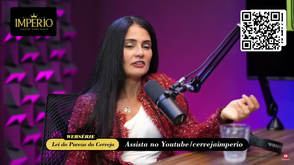Patrícia França fala sobre cenas de sexo com Humberto Martins. Foto: Reprodução/YouTube