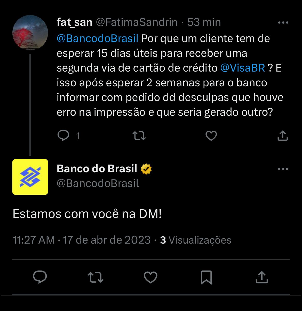 Clientes estão enfurecidos com situação envolvendo o BB - Foto Reprodução Twitter