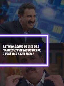 Ratinho, um dos maiores apresentadores e empresários do Brasil (Foto - Reprodução Internet).