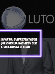 Esse é o apresentador da Record que morreu de infarto dias depois de sair da emissora (Foto - Reprodução Internet).
