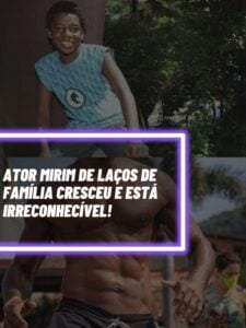 Este é o ator mirim de Laços de Família que cresceu e ficou irreconhecível! (Foto - Reprodução Internet).