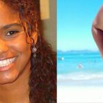 Jéssica Sodré, de Senhora do Destino, da Globo, está irreconhecível - Foto Montagem TVFoco