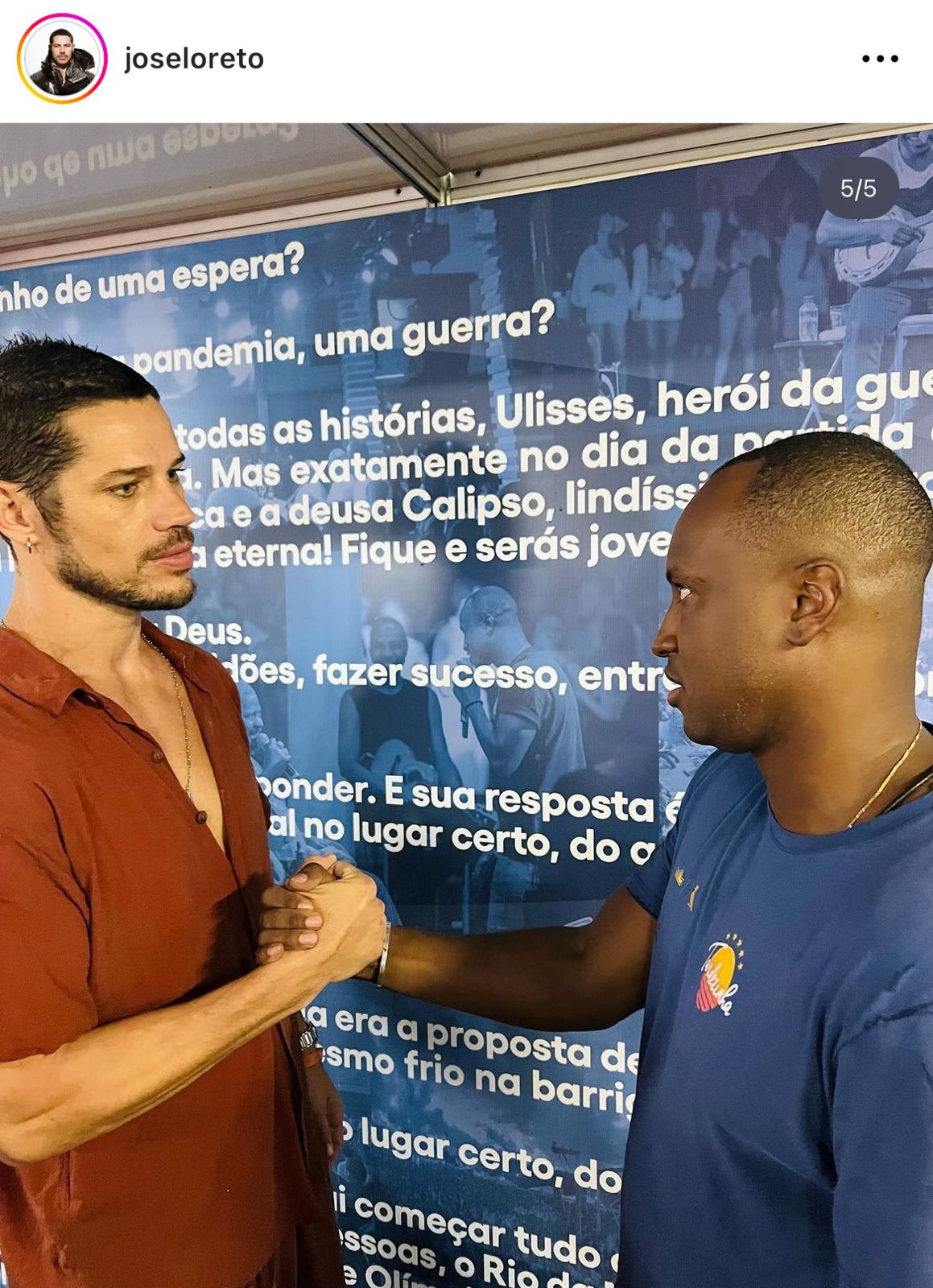 José Loreto publica cliques ao lado do famoso cantor Thiaguinho e faz linda declaração de afeto e respeito - Foto Reprodução Instagram