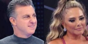 Luciano Huck e Heloisa Périssé  no Domingão (Foto: Reprodução / Globo)