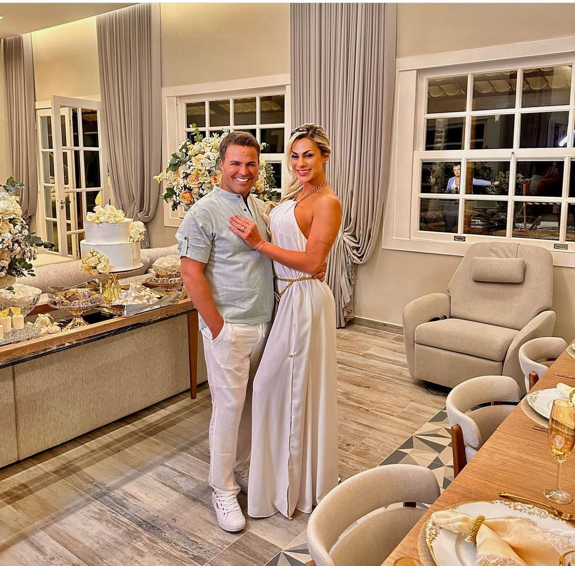 O cantor sertanejo Eduardo Costa se casou com Mariana Polastreli - Foto Reprodução Instagram