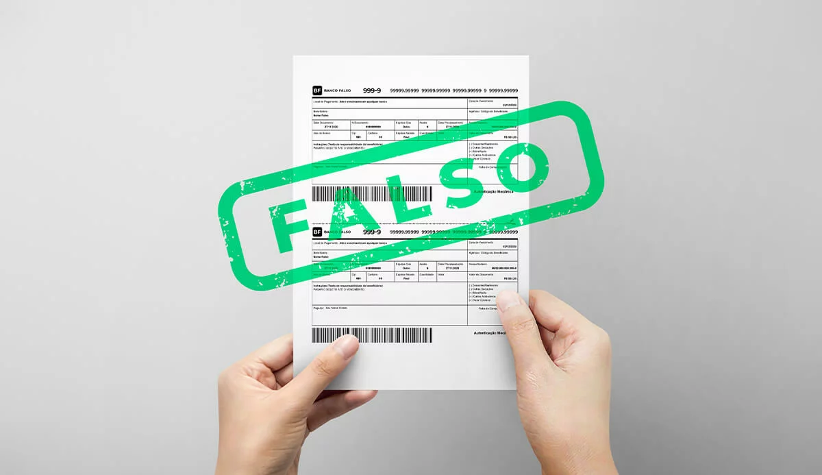 Golpe do boleto falso vem sendo aplicado por bandidos (Foto: Reprodução/ Internet)