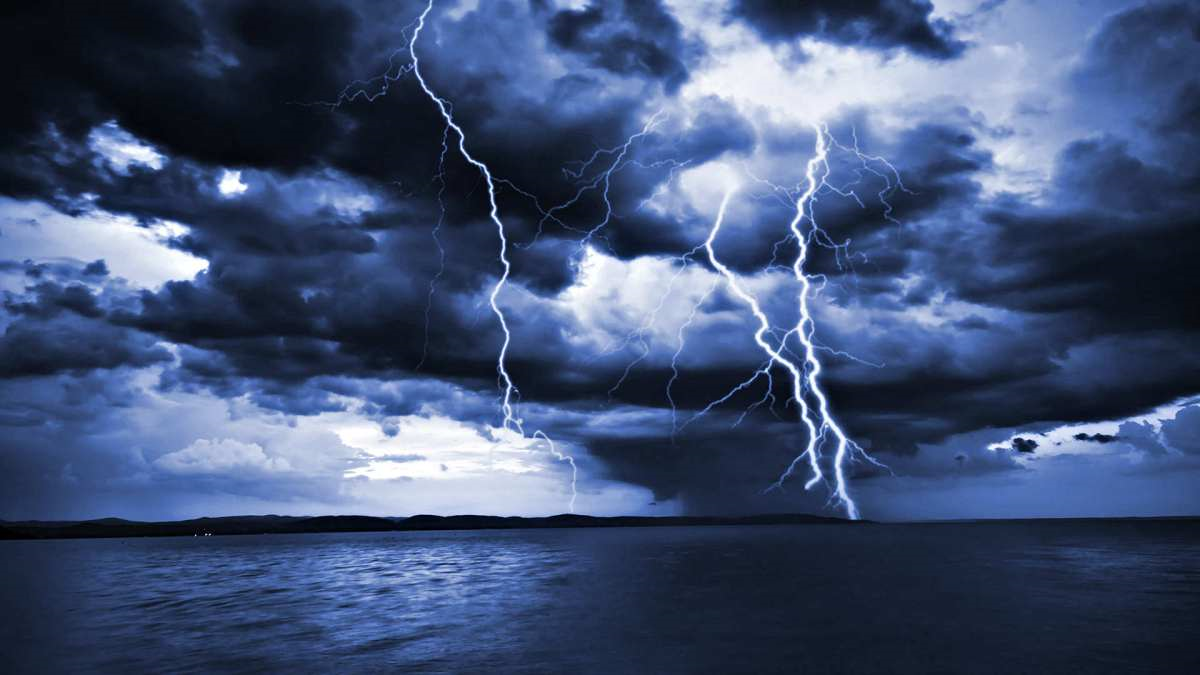 Tempestade com raios e trovões - Foto Reprodução internet