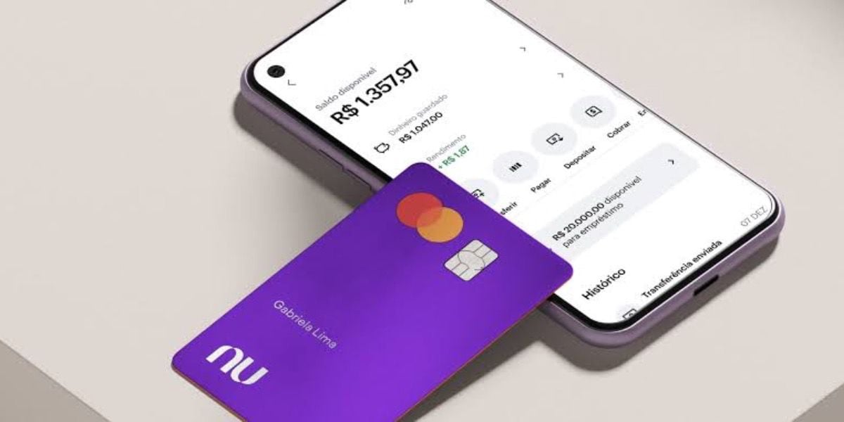 Cartão e aplicativo do Nubank (Foto:Reprodução/Nubank)