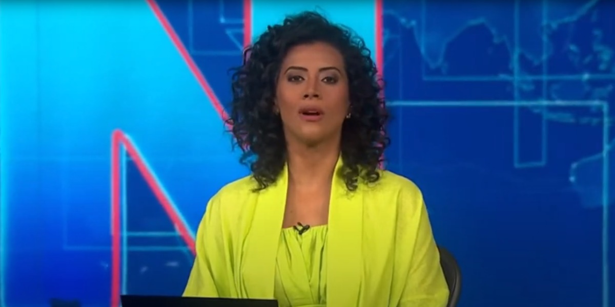 Aline Midlej já substituiu Renata Vasconcellos ao vivo no Jornal Nacional (Foto: Reprodução / TV Globo)