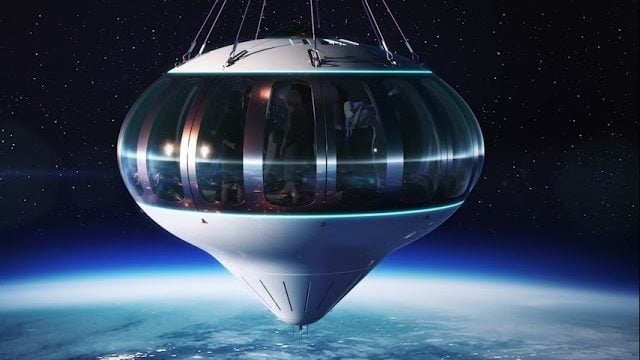 Futuro do turismo: Passeio de balão no espaço (Foto: Reprodução, Space Perspective)