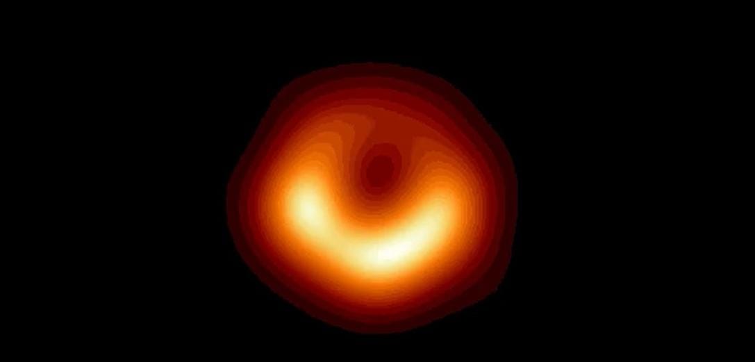 A primeira imagem feita do objeto astronômico (Foto: PRIMO/INSTITUTE FOR ADVANCED STUDY)