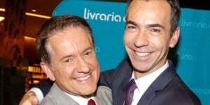 Carlos Tramontina e César Tralli (Foto: Eduardo Martins / AgNews)
