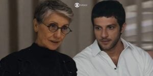 Cidália e Ari em Travessia (Foto: Reprodução / Globo / Montagem TV Foco)