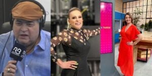 Datena, Ana Maria Braga e Catia Fonseca (Reprodução: Montagem TV Foco)