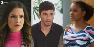 Guiga verá Fred se interessar por Bela na novela Vai na Fé (Foto: Reprodução/Globo/Montagem/Thais Teles)