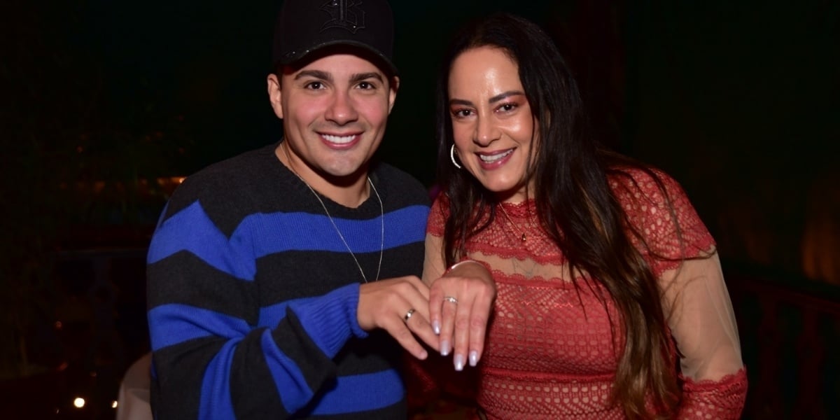 Gustavo Moura pediu Silvia Abravanel em casamento (Foto: Leo Franco/AgNews)