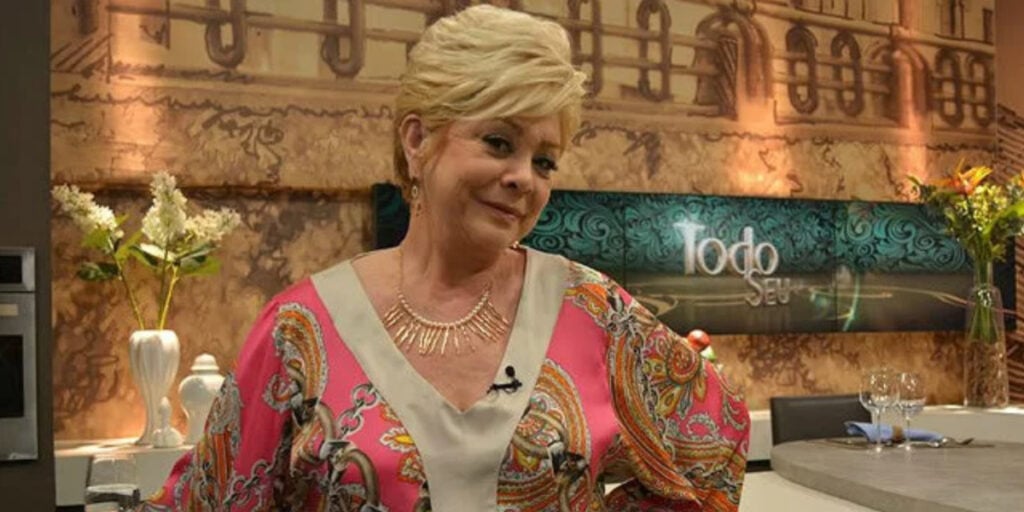 Ione Borges  segue afastada do trabalho na TV (Foto: Reprodução/ TV Gazeta)