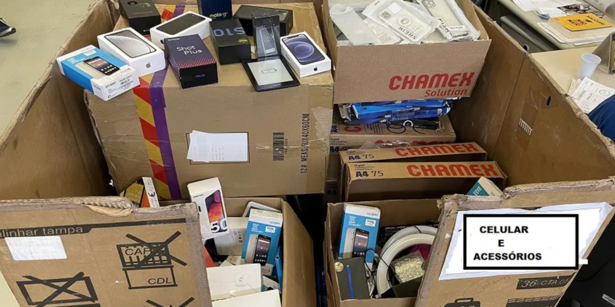 Produtos que serão leiloados pelos Correios - Foto: Reprodução/Internet