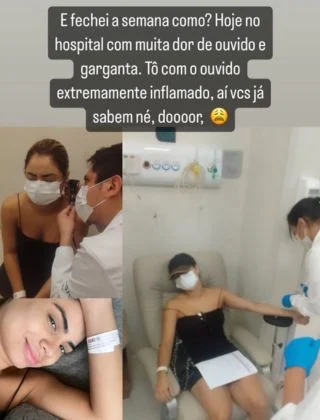 Cantora Lexa vai parar no hospital e preocupa fãs (Foto: Reprodução)