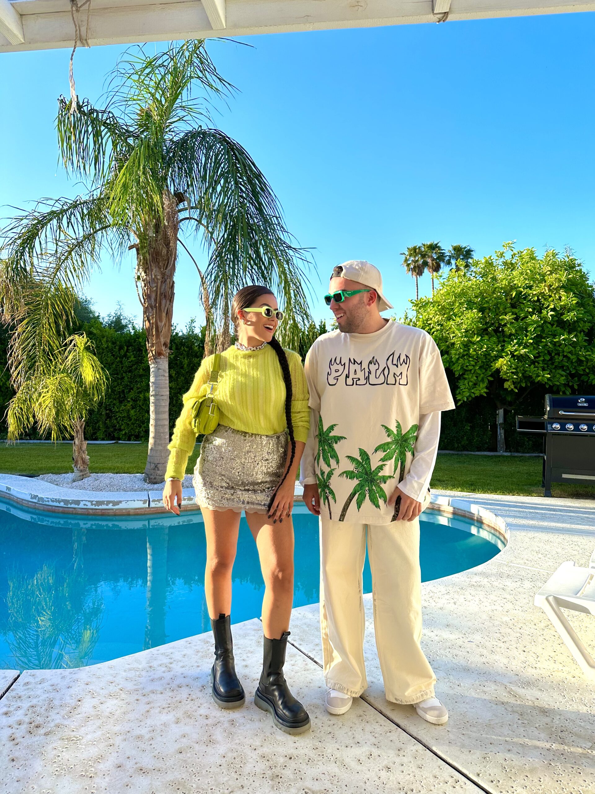 Maisa Silva e Lucas Rangel curtiram o Coachella juntos (Foto: Divulgação)
