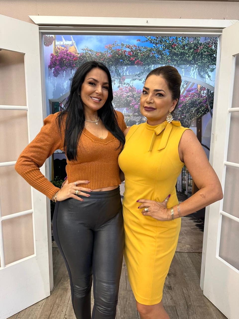 Gardênia Cavalcanti recebeu Nani Venâncio (Foto: Reprodução)