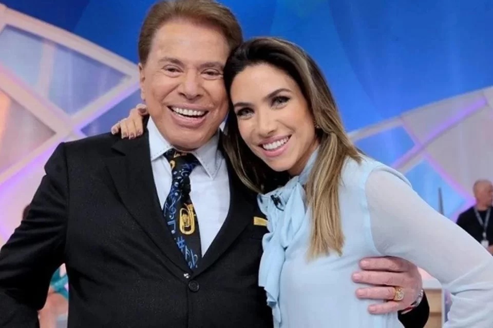 Silvio Santos e a filha, que está o substituindo (Reprodução: SBT)