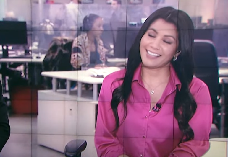 Dani Brandi comemorando as férias (Foto Reprodução/Youtube)