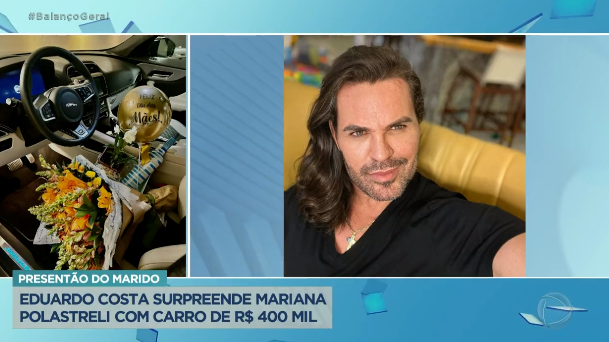 Eduardo Costa compra carro caríssimo para esposa (Foto Reprodução/PlayPlus)