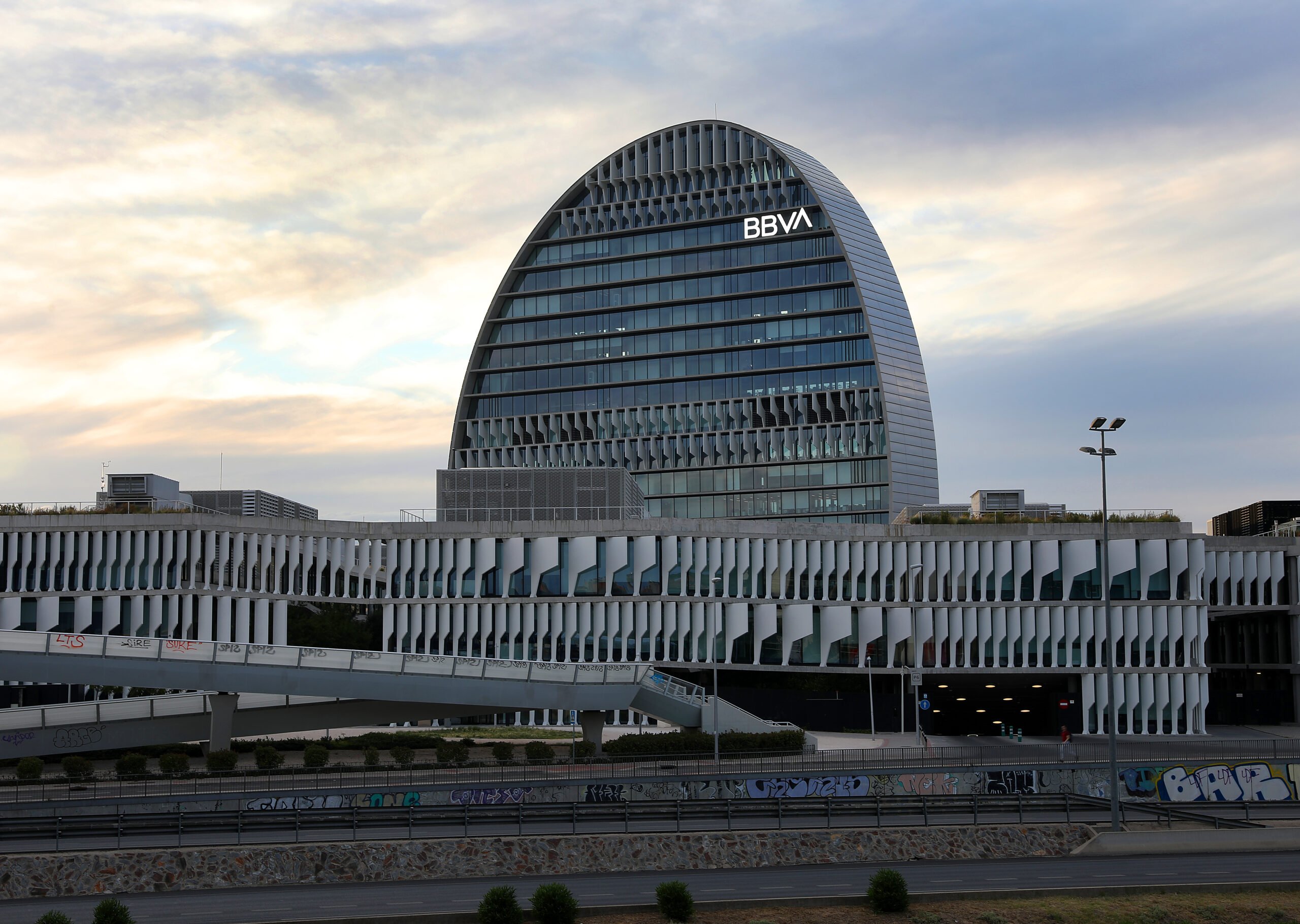 A sede do Banco Bilbao Vizcaya Argentaria - Foto Reprodução Internet