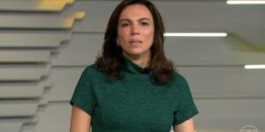 Ana Paula Araújo no Bom Dia Brasil (Foto: Reprodução / Globo)