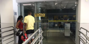 Banco fecha as portas (Foto: Reprodução/ Internet)