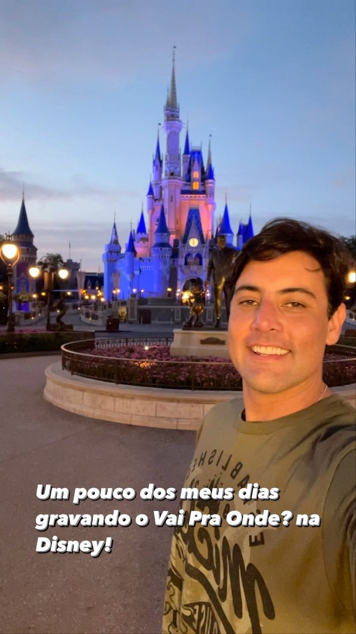 Bruno de Luca grava o ”Vai Pra Onde?” (Foto: Divulgação)