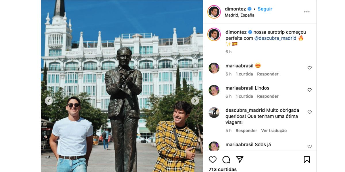 Diego Montes e Robson (Foto: Reprodução / Instagram) 