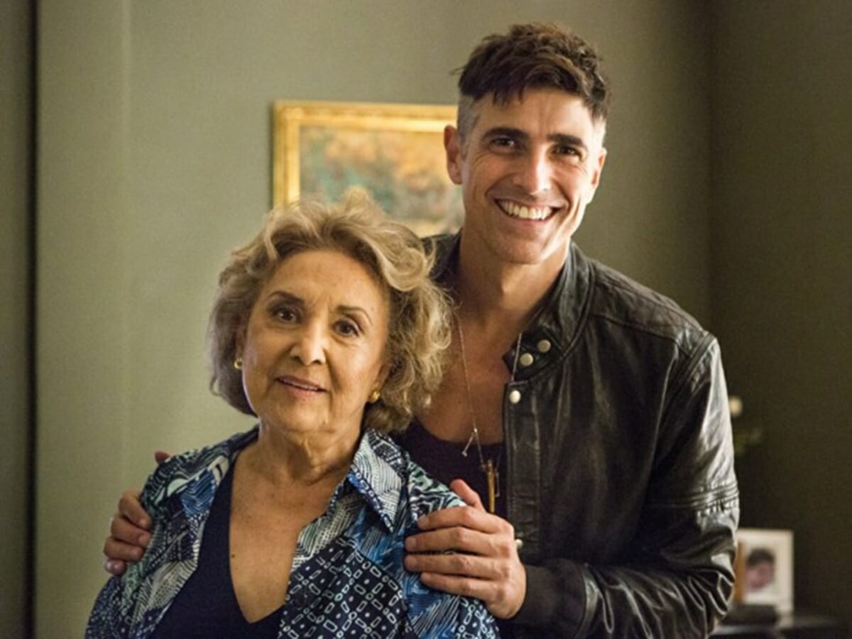 Fábia (Eva Wilma) e Anthony (Reynaldo Gianecchini) de Verdades Secretas - Foto Reprodução Globo
