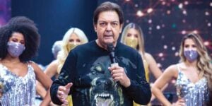 Faustão em seu programa na Band - Foto Reprodução Band