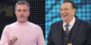 Luciano Huck no Domingão e Raul Gil (Fotos: Reproduções / Globo / Instagram)