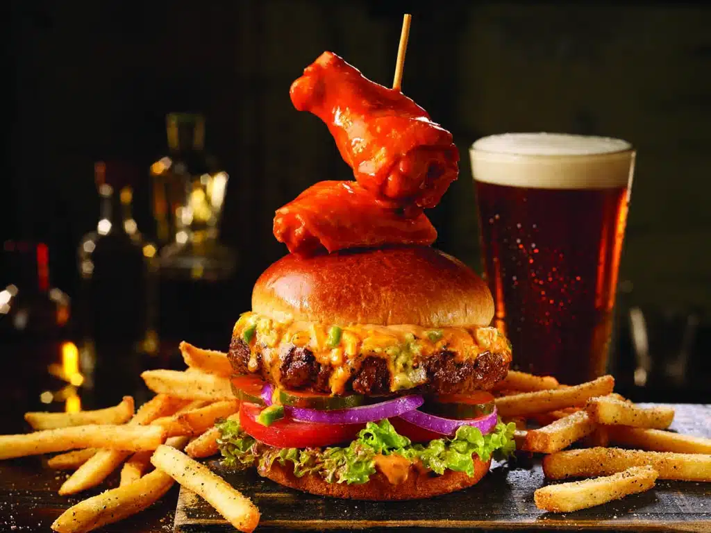 O Buffalo Wingman Burger- Foto Reprodução Internet