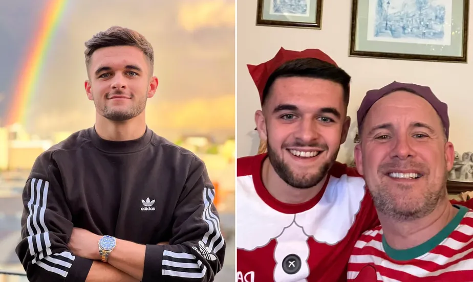O jogador Jake Daniels e o diretor, Mark Potts - Foto Reprodução Instagram