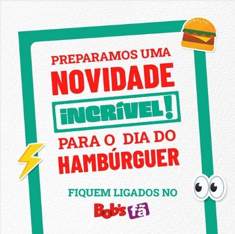 Saiba todos os detalhes da promoção do Bob's - Foto Reprodução Instagram