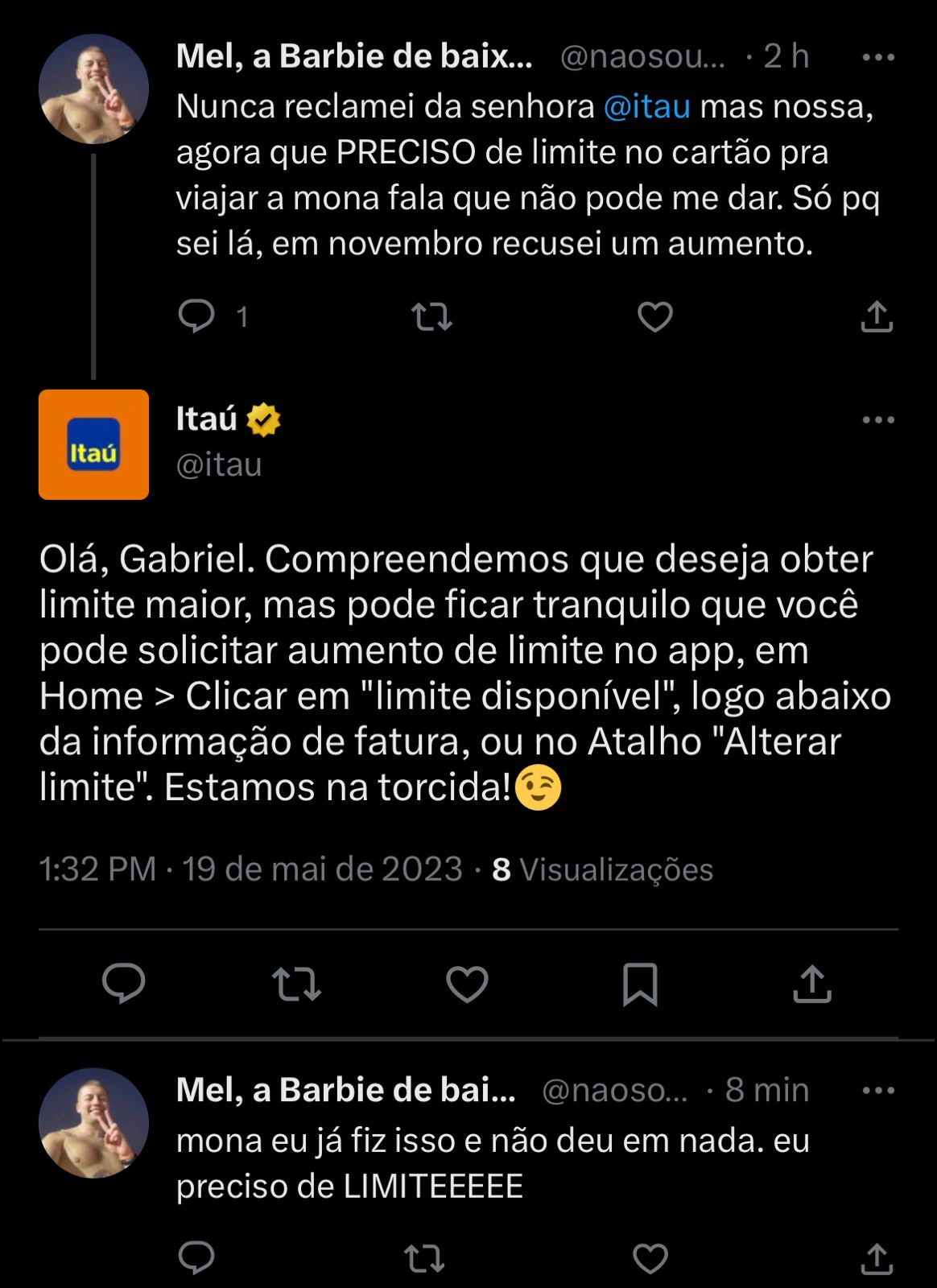 Situação do Itaú enfurece clientes HOJE (19) e você precisa saber - Foto Reprodução Twitter