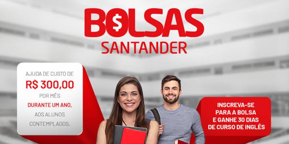Propaganda das bolsas disponíveis (Reprodução/Internet)
