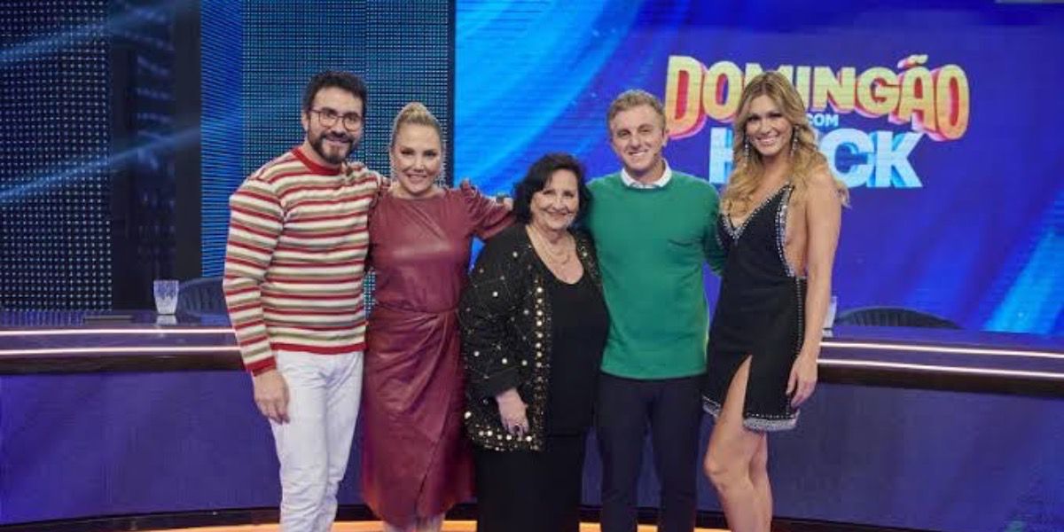 Lívia Andrade no Domingão do Huck (Reprodução/Internet)