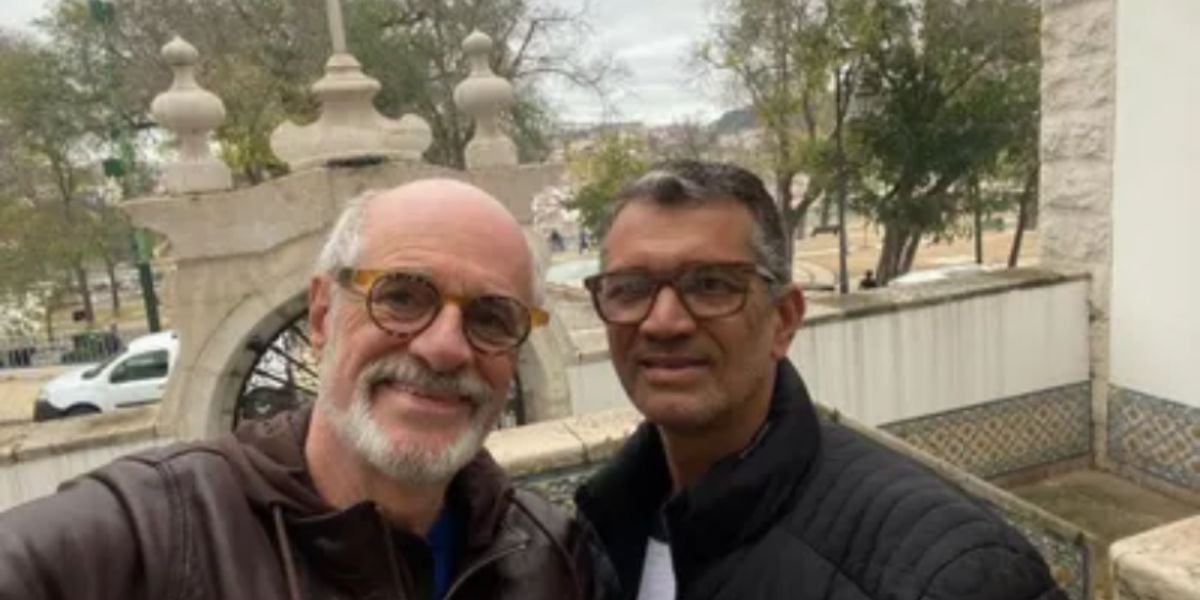 Marcos Caruso e marido (Reprodução/Internet)