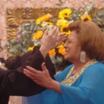 Atrizes do Toma Lá Dá Cá durante as gravações (Reprodução: Globo)