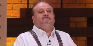 Erick Jacquin nos estúdios do MasterChef (Reprodução: Band)