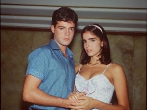 Felipe Camargo e Malu Mader em "Anos Dourados"
