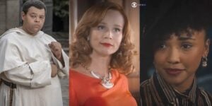 Frei Severo, Gilda e Lucília em cenas de Amor Perfeito (Foto: Reprodução / Globo / Montagem TV Foco)