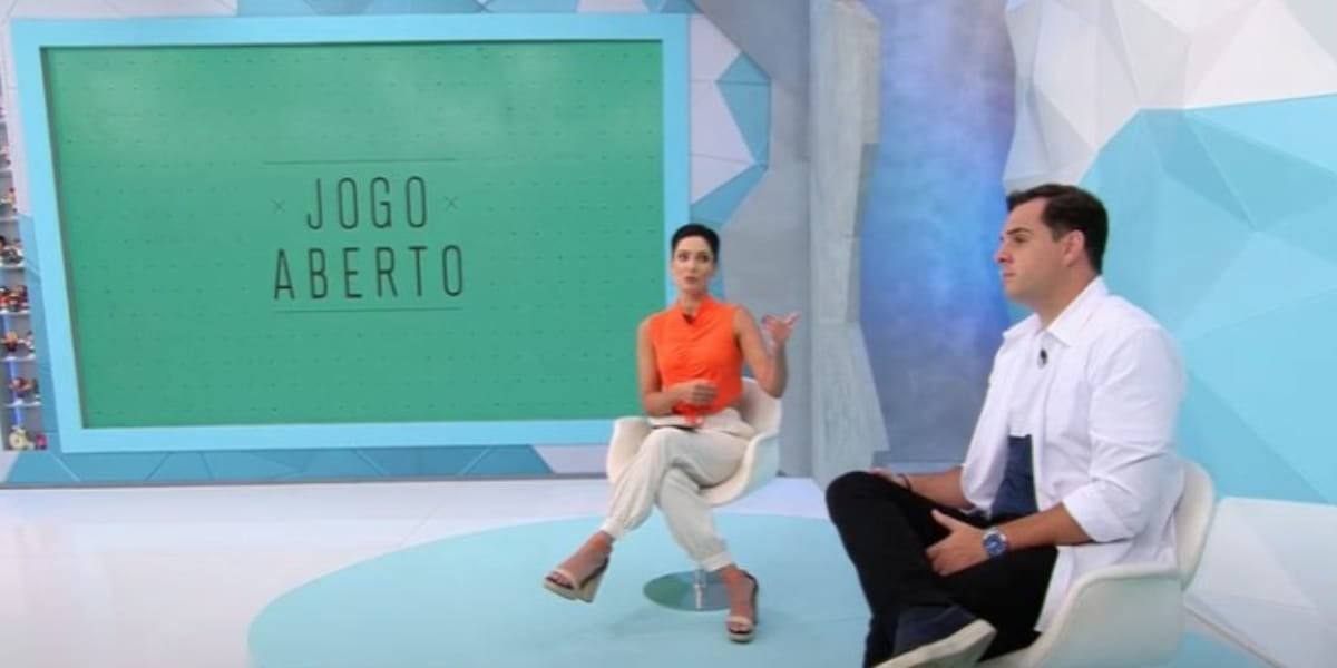 Ela e Chico Garcia comandaram o programa no início do ano (Reprodução: Band)