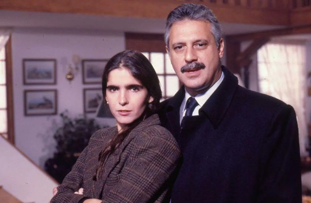 Malu Mader e Antonio Fagundes em O Dono do Mundo, 1991 (Foto: Globo)